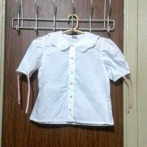 Ruffle Collar Shirt